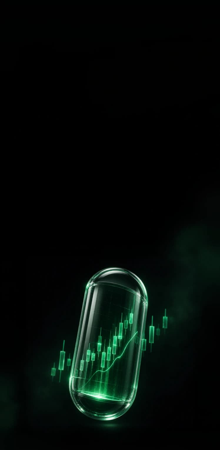 Abstract trading dashboard background