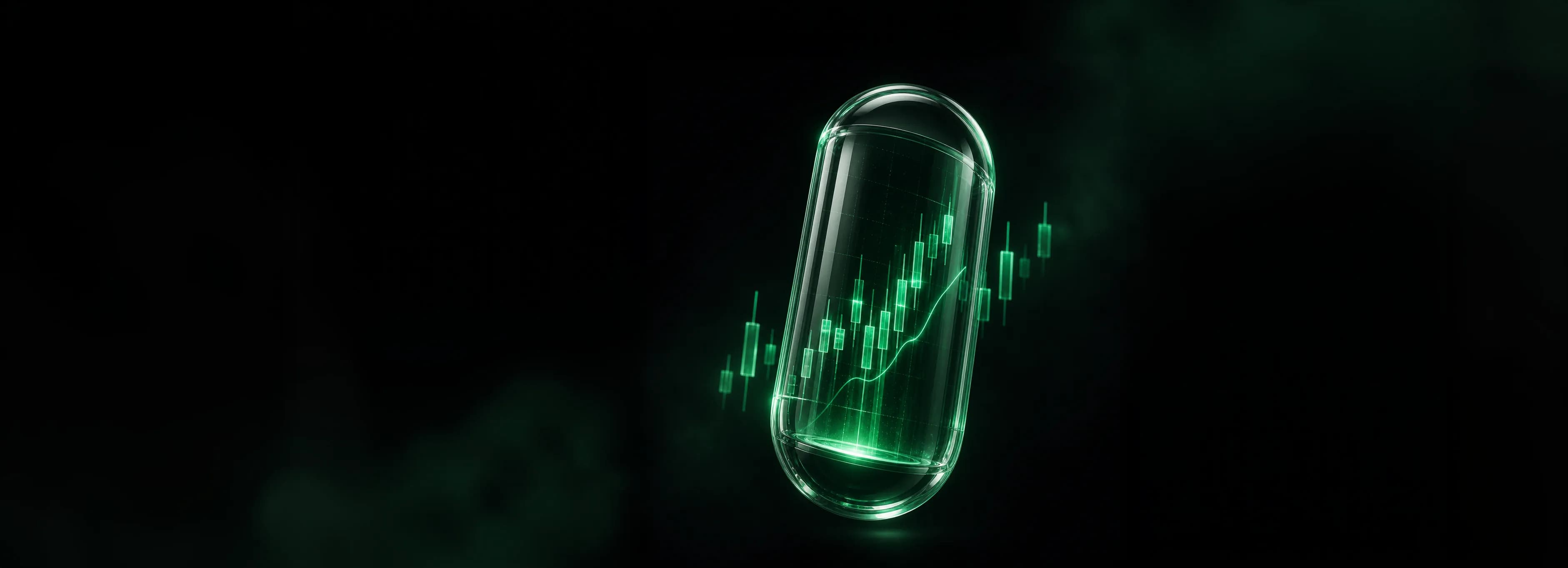 Abstract trading dashboard background